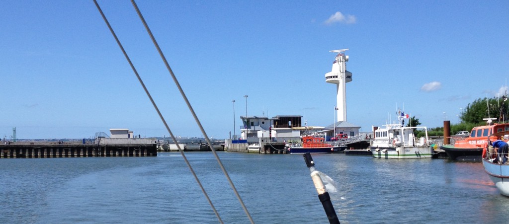 Honfleur lock leading out to the Chenal de Rouen