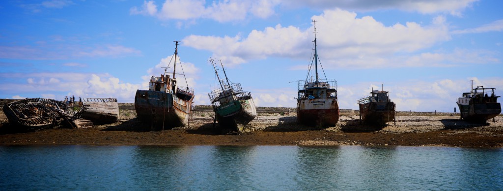 Old wrecks in Cameret sur Mer