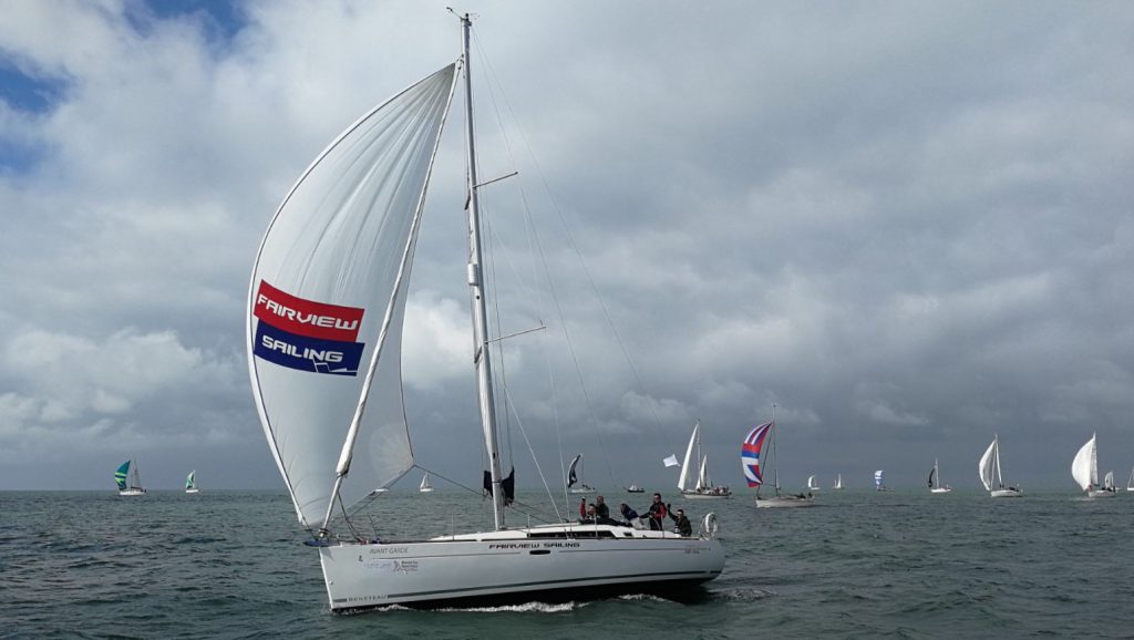 'avant garde' during the round the island race